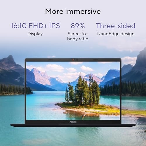 ASUS Vivobook 16, Snapdragon X, 16GB RAM, 512GB SSD, FHD+ 16", Windows 11, Office Home 2024, Quiet Blue, 1.88kg, X1607QA-MB049WS, Qualcomm Adreno iGPU, 45TOPS, M365 Basic (1Year)* Laptop image 3