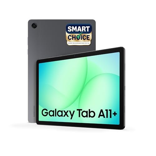 Samsung Galaxy Tab A11+ [Smartchoice], 27.82 cm (11 inch) Display, 6 GB RAM, 128 GB Storage, 90Hz Refresh Rate, AI with Google Gemini, Dolby Atmos, Quad Speakers, Wi-Fi Tablet, Gray
