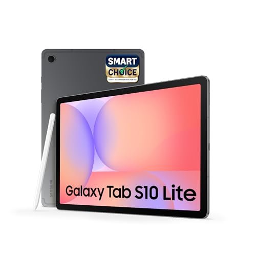 Samsung Galaxy Tab S10 Lite with AI [Smartchoice], S Pen in-Box, 27.7 cm (10.9 Inch) Display, Object Eraser, 90Hz Refresh Rate, IP42 Rating, 6GB RAM, 128GB Storage, Wi-Fi Tablet, Gray image 1